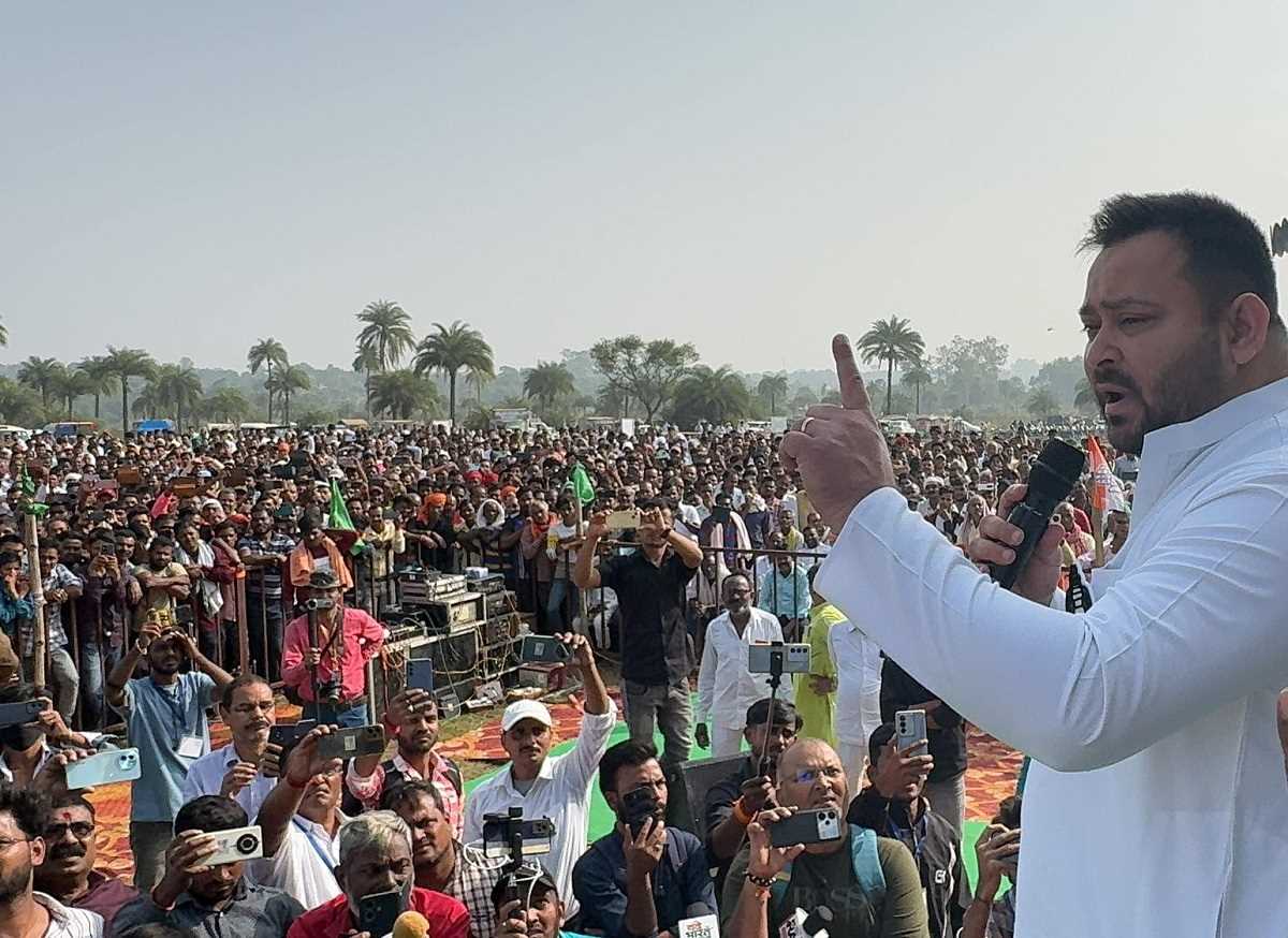 सभी सार्वजनिक संपत्ति को भाजपा के लोग बेचने में लगे हैं : तेजस्वी यादव